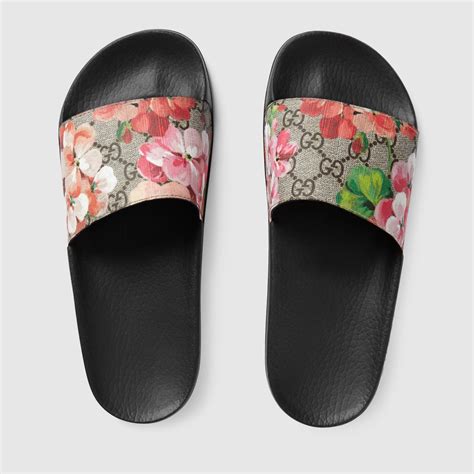 gucci multicolor gg slide sandals|gucci slides bloom supreme.